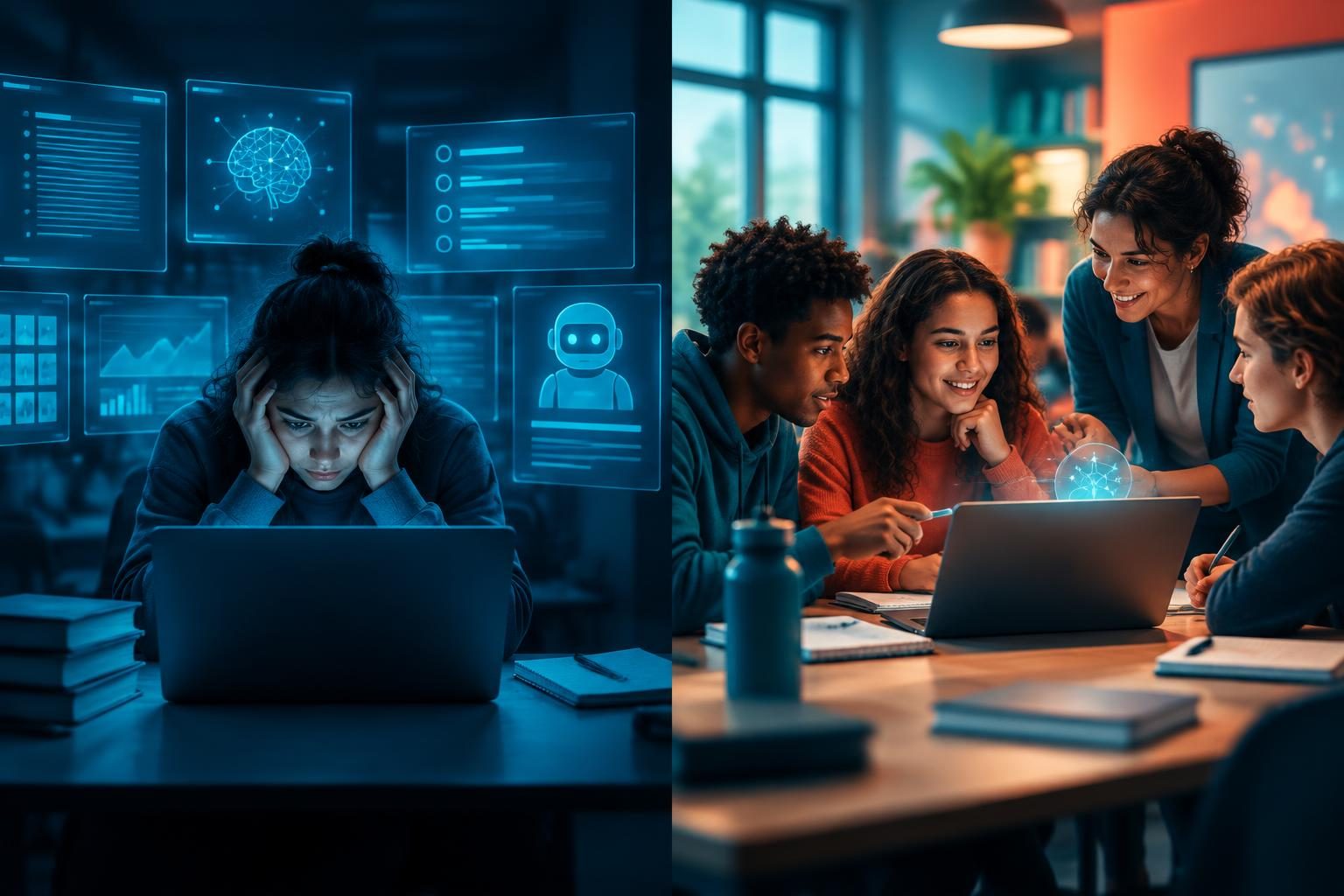 AI in the Classroom: Two Realities